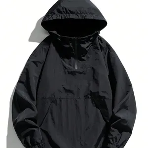 Jaqueta corta-vento para caminhadas ao ar livre OEM jaqueta corta-vento personalizada para homens e mulheres