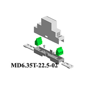 Boîtiers de rail Din modulaires personnalisés du fournisseur indien MD6.35T-22.5 boîte de contrôle de l'électronique et des instruments en plastique ABS - Product Image 4