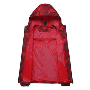 เสื้อแจ็คเก็ตกันลมแบบมีฮู้ด กันน้ำ สำหรับเล่นกีฬา รับผลิตตามแบบ OEM - Product Image 3