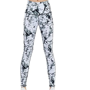 Nouveau design personnalisé, usine en Chine, leggings de sport et de fitness à la mode, pantalon de yoga coloré pour femmes avec poche - Product Image 2
