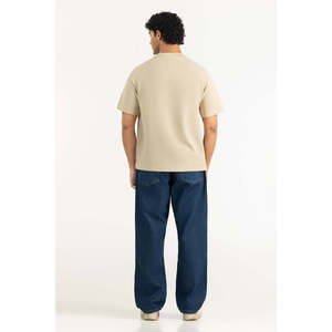 T-shirt en maille coupe régulière oversize MN-TS-SS26-024-C 200 grammes, style urbain, impression sérigraphique haute performance - Product Image 5