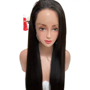 Human hair HD 360 lace wigs silky straight raw vietnamese hair wigs for black women hot selling hair wigs