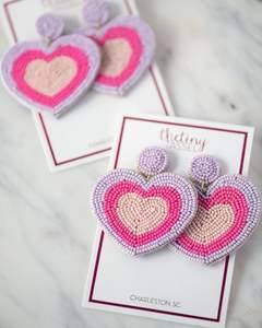 Boucles d'oreilles brodées artisanales OEM - Product Image 1