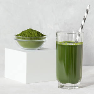 ผงใบเพนนีวอร์ทสีเขียวผงใบบัวบก - Product Image 3