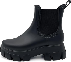 Botas de lluvia impermeables de lujo para exteriores urbanas, duraderas, antideslizantes, zapatos para todo tipo de clima para hombres y mujeres, Protección cómoda de moda - Product Image 2