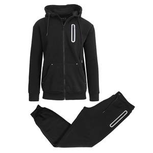 Unisex <b>Plain</b> Activewear Zipper <b>Tracksuit</b> Set Heavyweight Zipper Fleece Winter <b>Tracksuit</b> - Product Image 3