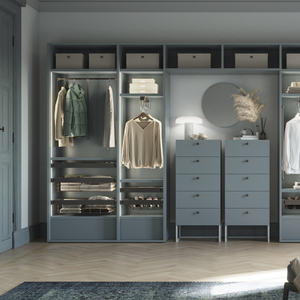 Kit telaio regolabile con cassetto al quarzo Emuca con chiusura morbida modulo di estensione completa per armadi cassetti di alta qualità - Product Image 3