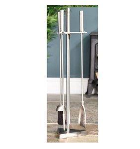 Custom Size Large <b>Fireplace</b> Companion <b>Tool</b> Set Decorative Fire Place <b>Tools</b> Kit Sets 5 Piece <b>Fireplace</b> <b>Tool</b> Set with Stand - Product Image 2