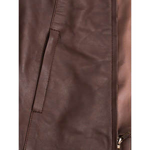 แจ็กเก็ตมอเตอร์ไซค์หนังแท้มีซิประบายอากาศได้ดีสำหรับสำนักงานแฟชั่นฤดูใบไม้ร่วง - Product Image 2