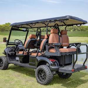 บริการตกแต่งรถกอล์ฟคลับคาร์แบบ 1-2 ที่นั่ง - รถกอล์ฟไฟฟ้าสไตล์วินเทจ ความเร็วสูงสุด 30 กม./ชม. ระยะทางวิ่งสูงสุด 90 กม. ได้รับการรับรองมาตรฐาน CE - Product Image 2