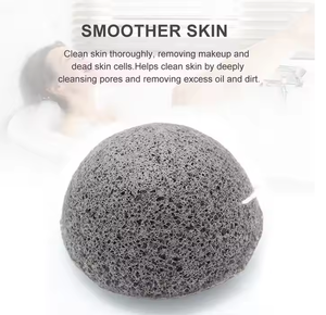 Esponja Konjac 100% Natural y Orgánica, Bola de Esponja de 50g, Estilo Moderno para Limpieza Facial, Desmaquillante, Uso Corporal, para Todo Tipo de Piel, Mujeres - Product Image 5