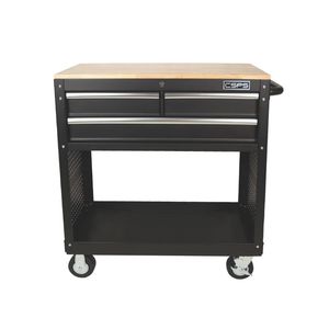 Armoire à outils 91cm 03 tiroirs avec roue chariot à outils entrepôt industrie pour mécanicien Garage armoire à outils chariot de haute qualité - Product Image 1