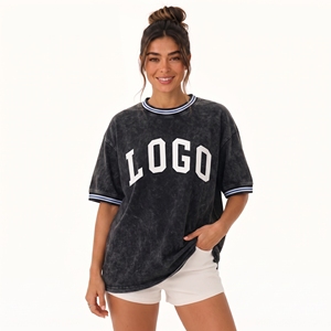 OEM Custom <b>Women</b>’s Mock Neck Sweatshirt 100% Cotton Fleece Oversized Embroidery <b>Pullover</b> - Product Image 1