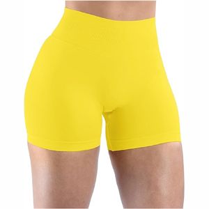 Mallas de yoga sin costuras exigibles para mujer al por mayor de calidad profesional, pantalones cortos de cintura alta sin costuras pantalones cortos de yoga para mujer - Product Image 5