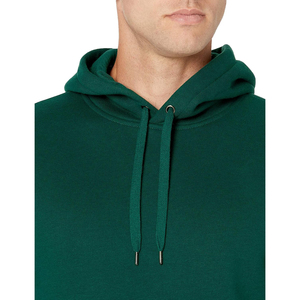 Sudadera con capucha recortada de algodón 100% para hombre, sudaderas holgadas de felpa francesa de peso pesado, sudaderas con capucha de gran tamaño, botón 600 Gsm, unisex liso personalizado para invierno - Product Image 3