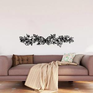 Décoration murale noire moderne en forme de papillon, idéale pour le salon, point focal au-dessus du canapé et mur d'escalier, en provenance d'Inde - Product Image 4