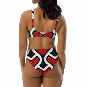 Ensemble deux pièces pour femmes, produit entièrement personnalisé, meilleur matériau fabriqué à la main, prix de gros, ensemble bikini de plage d'été - Product Image 4