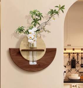 Finition fabriquée par cintre en bois fait main de mur parfaite pour les maisons traditionnelles et la décoration intérieure rustique - Product Image 4