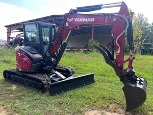 Miniexcavadora sobre orugas Yanmar 2023 bastante usada con componentes hidráulicos Eaton de alta potencia de excavación a la venta - Product Image 2