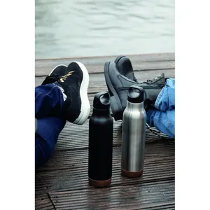 Bottiglia Termica Personalizzata in Acciaio Inossidabile Anti-Goccia con Tappo in Sughero per Merchandising - Product Image 3