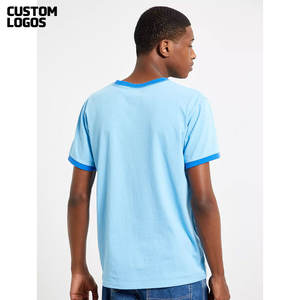 Camiseta Ringer de Manga Corta Unisex Transpirable de Polialgodón, Camiseta Triblend Premium de Algodón para Adultos - Product Image 6