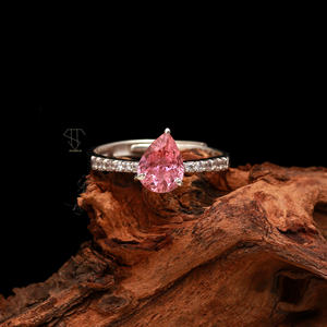 2025ใหม่ล่าสุดแหวนพลอยทัวร์มาลีนสีชมพูสำหรับสาวสวยขายส่งเครื่องประดับ925แหวนเงินสเตอร์ลิงเครื่องประดับแฮนด์เมด - Product Image 4
