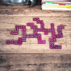 Juego de Dominó de Resina con Diseño de Animales, Ecológico, de Lujo, Coleccionable, Hecho a Mano, Único, Duradero, Resistente, Pulido, Rosa, Personalizado - Product Image 4