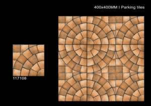 Carreaux de porcelaine robustes pour extérieur 400x400 mm, finition mate, pour zones de stationnement extérieures - Product Image 3