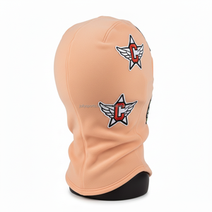 Pasamontañas de Forro Polar Premium para Mujer, Tejido Cálido de 280 GSM, Tono Durazno, Diseño de Panel Único con Logotipo Personalizado Bordado - Product Image 5