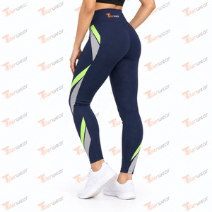 Women Athletic <b>Compression</b> <b>Leggings</b> High Waist Sports Tights Workout Running Fitness Yoga Training Activewear Stretch Fabric - Product Image 5