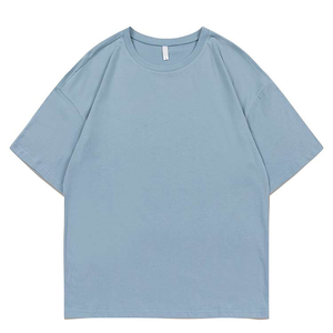 Camiseta Personalizada OEM de Alta Calidad, 100% Algodón, 320 g/m², Gruesa, con Costuras Extra Grandes, Camiseta Informal para Hombre - Product Image 5