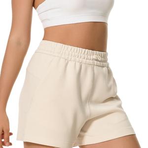 Nueva tendencia producto personalizado Multi colores nueva moda Pantalones cortos de sudor mujeres algodón gimnasio Casual mujeres pantalones cortos con diseños de logotipo bordado - Product Image 4