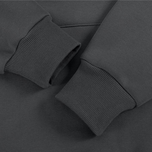 Sudadera con Capucha Extra Grande para Hombre, Sudadera de Peso Pesado con Estampado Personalizado, Corte Cuadrado, Sudadera con Capucha Negra Lisa para Hombre - Product Image 6