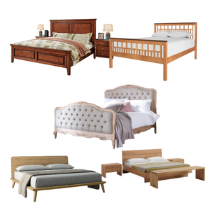 Camas caseras de lujo Habitación de hotel Moderna de madera Queen King Size Frame Sets Dormitorio Muebles de Indonesia para dormitorio de hotel - Product Image 6