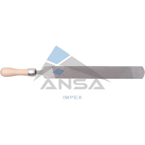 Lime à râper pour sabots de cheval en acier inoxydable de haute qualité de 18 "avec manche en bois double face pour chevaux chèvres ânes bétail - Product Image 2