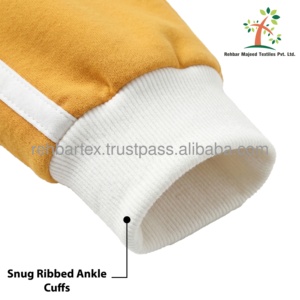 Pantalons de jogging personnalisés pour bébés garçons et filles, en jersey de coton, pantalons de survêtement pour enfants, taille élastique, pantalons pour tout-petits, poches latérales à rayures - Product Image 4
