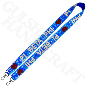Hermoso cinturón de diseño GO STRANGS, hecho a mano, personalizado, de color rojo y azul, para niñas, de la India. - Product Image 6