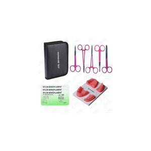 Haut fabricant Logo privé en acier inoxydable étudiants en médecine Kit de pratique de suture Instruments médicaux Équipements médicaux - Product Image 1