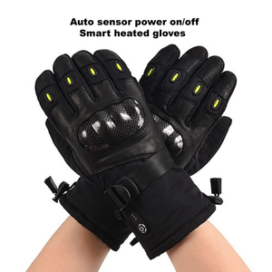 Gran oferta 2025, guantes calefactables eléctricos inteligentes para motocicleta con Sensor automático de encendido/apagado con pantalla táctil - Product Image 2