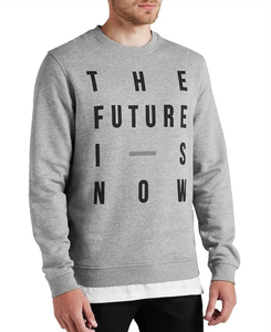 Sudadera de Invierno para Hombre, Color Gris Jaspeado, de Algodón y Felpa, con Estampado Digital y Tinte Liso, Personalizable con Impresión Frontal - Product Image 6