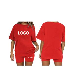 Chándal de gran tamaño para mujer, chándal de talla grande para mujer, ligero, transpirable, de secado rápido, estampado de logotipo personalizado - Product Image 4