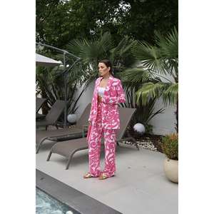 Ensemble blazer et pantalon fuchsia en gros - Product Image 6
