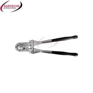 Ensemble d'instruments vétérinaires réutilisables en acier inoxydable allemand robuste pour le désornement, manche métallique, garantie 1 an, certifié CE, usage général - Product Image 4