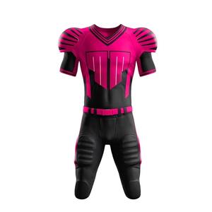 100% uniformes de Football américain sur mesure de haute qualité respirant nouveau Style grande taille chemises ensemble uniformes de Football américain - Product Image 1