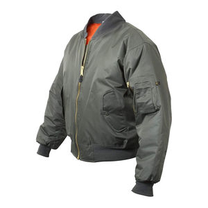 Blouson Bomber Réversible Couleur Unie Personnalisable pour Broderie – Respirant et Écologique, Style Urbain Tendance, Coupe Ajustée - Product Image 6