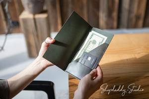 Titular de la factura Logotipo personalizado Restaurante Titular de la verificación de cuero genuino Invitado Presentador Titular de la factura 2017 - Product Image 4