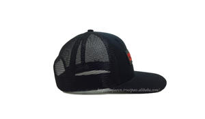 Casquettes de camionneur personnalisées avec écusson en caoutchouc et logo casquette de baseball en maille de forme personnalisée vente en gros de chapeaux de haute qualité usine - Product Image 4
