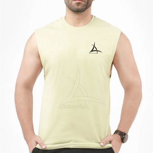 Débardeur pour homme de haute qualité, best-seller, respirant, tricoté, décontracté, 100% coton, séchage rapide, couleurs et logo personnalisés à vendre - Product Image 1