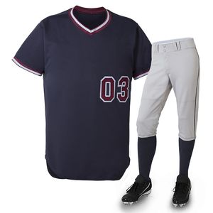 2024 conjunto de uniforme de béisbol para hombres con logotipo personalizado, uniforme deportivo personalizado para hombres, mujeres, ropa deportiva para jóvenes para béisbol y softbol - Product Image 3
