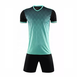 Conjunto de camiseta de fútbol personalizada para hombre, uniforme de fútbol de manga corta, nombre del equipo, número impreso, kit deportivo de entrenamiento transpirable - Product Image 4
